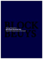 Cover von Tagung Block Beuys Darmstadt 2021 Symposium Block Beuys Darmstadt 2021
