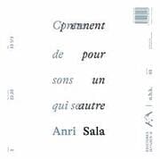Cover von n.b.k. Record 3: Anri Sala. Contes de sons un qui se prennent pour un autre