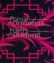 Cover von Poesie des Ornaments. Das Backhausen-Archiv / Poetry of the Ornament. The Backhausen Archives