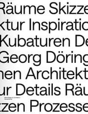 Cover von Georg Döring. Meine Wege zur Architektur