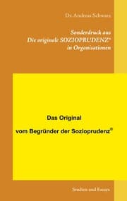 Cover von Sonderdruck aus Die originale SOZIOPRUDENZ in Organisationen