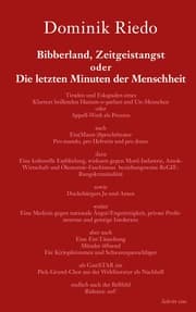 Cover von Bibberland, Zeitgeistangst oder Die letzten Minuten der Menschheit