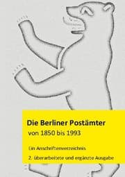 Cover von Die Berliner Postämter von 1850 bis 1993