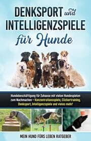 Cover von Denksport und Intelligenzspiele für Hunde