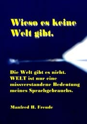 Cover von Wieso es keine Welt gibt.