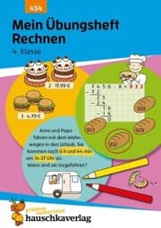 Cover von Mein Übungsheft Rechnen 4. Klasse