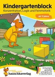 Cover von Kindergartenblock ab 3 Jahre - Konzentration, Logik, Feinmotorik