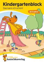 Cover von Kindergartenblock ab 3 Jahre - Das kann ich schon!