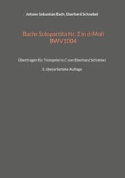 Cover von Bachs Solopartita Nr. 2 in d-Moll BWV1004