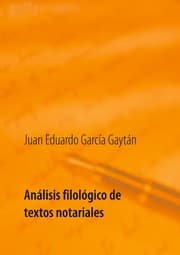 Cover von Análisis filológico de textos notariales