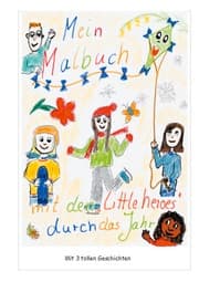 Cover von Mein Malbuch mit den 'little heroes' durch das Jahr