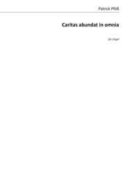 Cover von Caritas abundat in omnia