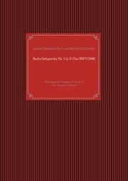 Cover von Bachs Solopartita Nr. 3 in E-Dur BWV1006