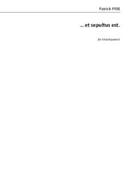 Cover von ...et sepultus est.