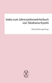 Cover von Index zum Jahreszeitenwörterbuch von Takahama Kyoshi
