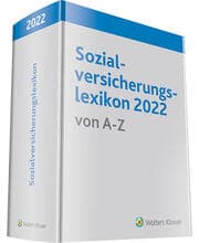 Cover von Sozialversicherungslexikon 2022