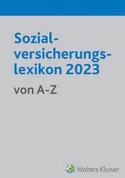 Cover von Sozialversicherungslexikon 2023