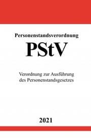 Cover von Personenstandsverordnung (PStV)