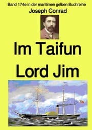 Cover von Im Taifun - Lord Jim - Band 174e in der maritimen gelben Buchreihe - bei Jürgen Ruszkowski