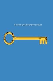 Cover von Schlüsselübergabeprotokoll
