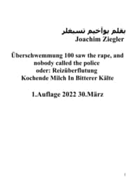 Cover von Überschwemmung 100 saw the rape, and nobody called the police oder: Reizüberflutung 1.Auflage 2022 30.März