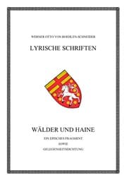 Cover von Wälder und Haine. Ein episches Fragment