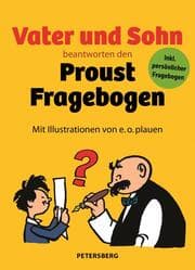 Cover von Vater und Sohn beantworten den Proust-Fragebogen
