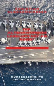 Cover von Die altehrwürdige Leselupe mit an Bord?