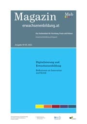 Cover von Digitalisierung und Erwachsenenbildung