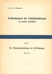 Cover von L.Dv. 770/4 Bestimmungen für Luftschutzübungen im zivilen Luftschutz - Teil 4 Die Schadendarstellung bei LS-Übungen