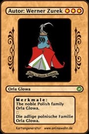 Cover von The noble Polish family Orla Glowa. Die adlige polnische Familie Orla Glowa.