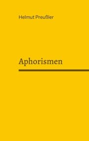 Cover von Aphorismen