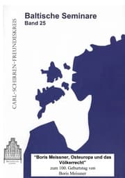 Cover von Boris Meissner, Osteuropa und das Völkerrecht