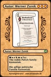 Cover von The noble Polish family Komoniak. Die adlige polnische Familie Komoniak.
