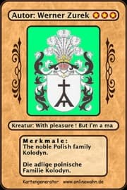Cover von The noble Polish family Kolodyn. Die adlige polnische Familie Kolodyn.