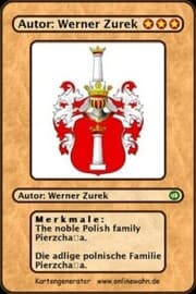 Cover von The noble Polish family Pierzchala. Die adlige polnische Familie Pierzchala.