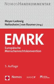Cover von EMRK Europäische Menschenrechtskonvention