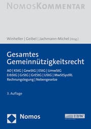 Cover von Gesamtes Gemeinnützigkeitsrecht