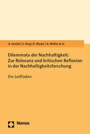 Cover von Dilemmata der Nachhaltigkeit: Zur Relevanz und kritischen Reflexion in der Nachhaltigkeitsforschung