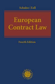 Cover von European Contract Law