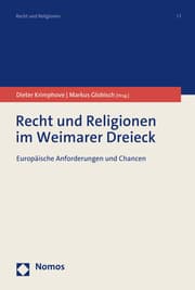 Cover von Recht und Religionen im Weimarer Dreieck