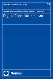 Cover von Digital Constitutionalism