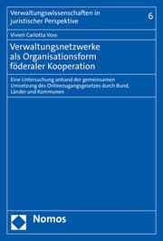 Cover von Verwaltungsnetzwerke als Organisationsform föderaler Kooperation