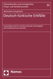 Cover von Deutsch-türkische Erbfälle