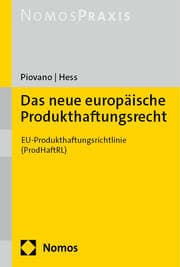 Cover von Das neue europäische Produkthaftungsrecht