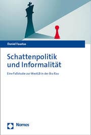 Cover von Schattenpolitik und Informalität