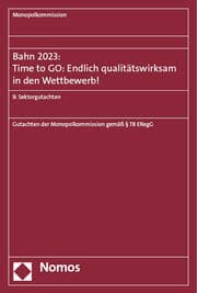 Cover von Bahn 2023: Time to GO: Endlich qualitätswirksam in den Wettbewerb!