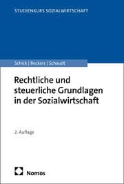 Cover von Rechtliche und steuerliche Grundlagen in der Sozialwirtschaft