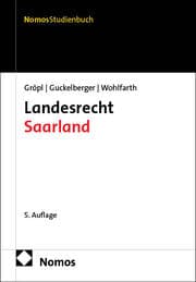 Cover von Landesrecht Saarland