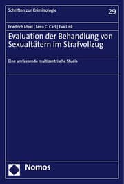 Cover von Evaluation der Behandlung von Sexualtätern im Strafvollzug